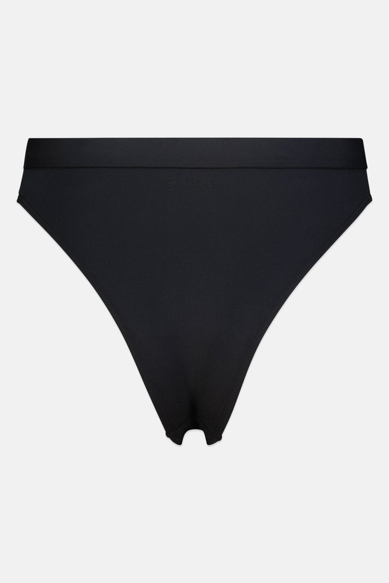 Billabong Women Solid Bikini Bottom, Black - Image 3
