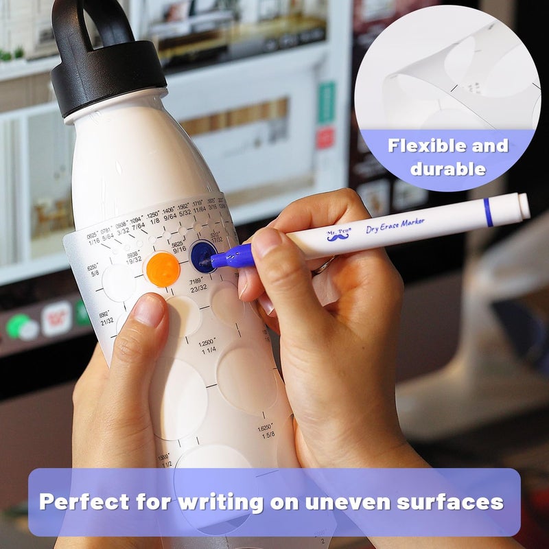 Mr. Pen- Circle Template, 2 pcs, Large and Small Size, Circle Stencil, Circle Ruler, Circle Templates for Drafting, Circle Template for Drawing, Circle Tracers for Drawing, Circle Tracer - Image 4