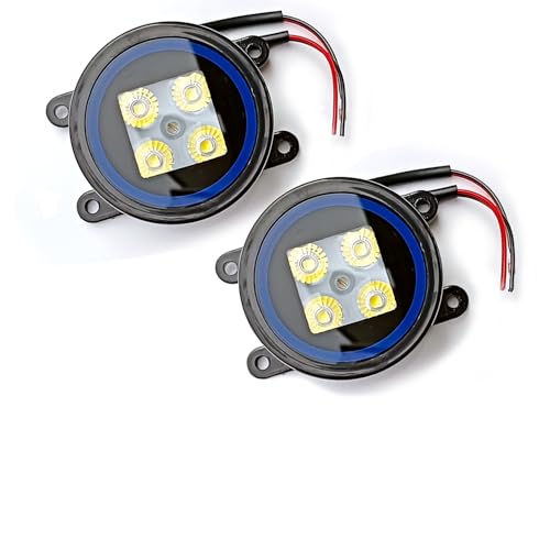 Auto Pearl High Power Quality 4-LED DRL Fog LED, Fog Lamp Assembly compatible with All Car - Image 1