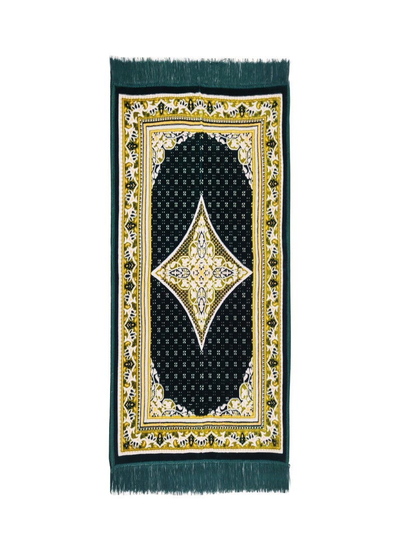 Raymond Raymond Home Prayer Mat Traditional Elegant prayer Rugs Janamaz Islamic Yarn Dyed Namaz Mat 650 GSM 4 MM Pile - (65 * 100 CM)  - Image 1