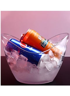 Beauenty Ice Bucket Wine Bucket,8L Wine Bucket Chiller for Parties,Clear Acrylic Cooler Bucket for Champagne Wine Drinks Beer,Beverage Tub,Ice Tub,Bar Supplies  - Image 4