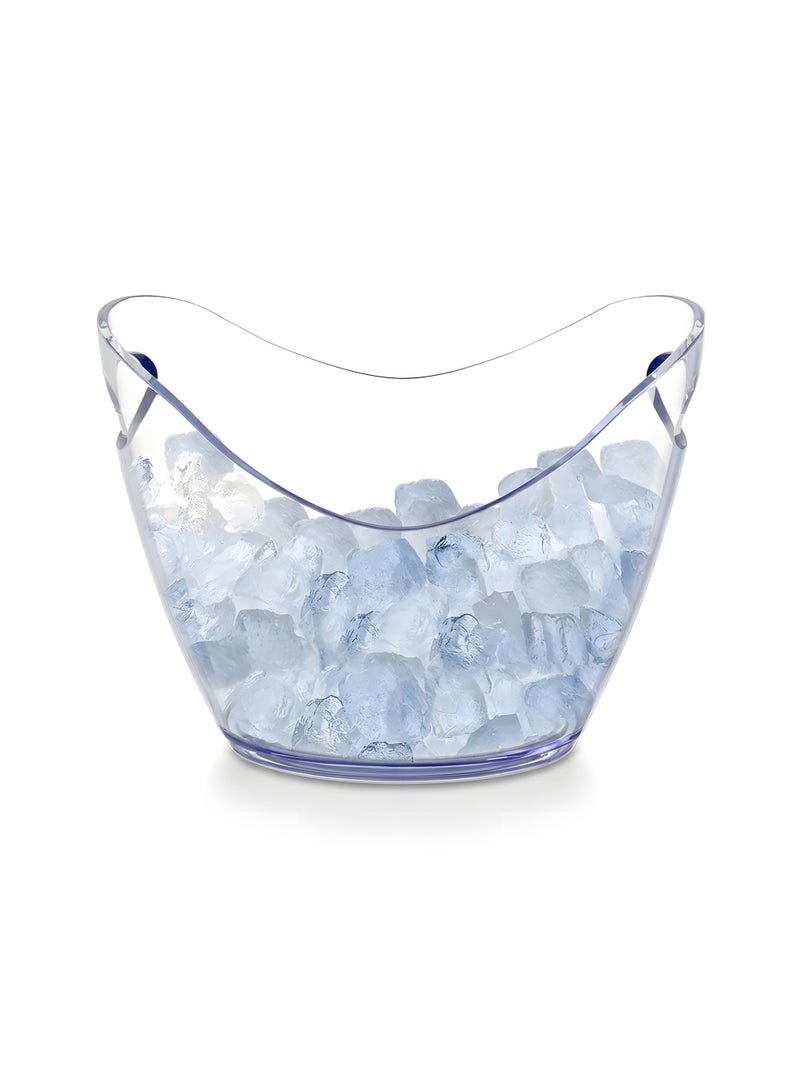 Beauenty Ice Bucket Wine Bucket,8L Wine Bucket Chiller for Parties,Clear Acrylic Cooler Bucket for Champagne Wine Drinks Beer,Beverage Tub,Ice Tub,Bar Supplies - Image 1