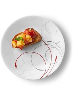 Corelle Splendor Chip And Break Resistant 16Pc Dinner Set Service For 4 Red Gray 29  - Image 3