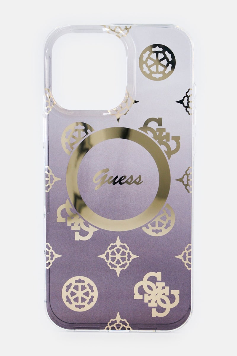 GUESS iPhone 16 Pro Max Brand Logo Phone Case, Multicolor - Image 1