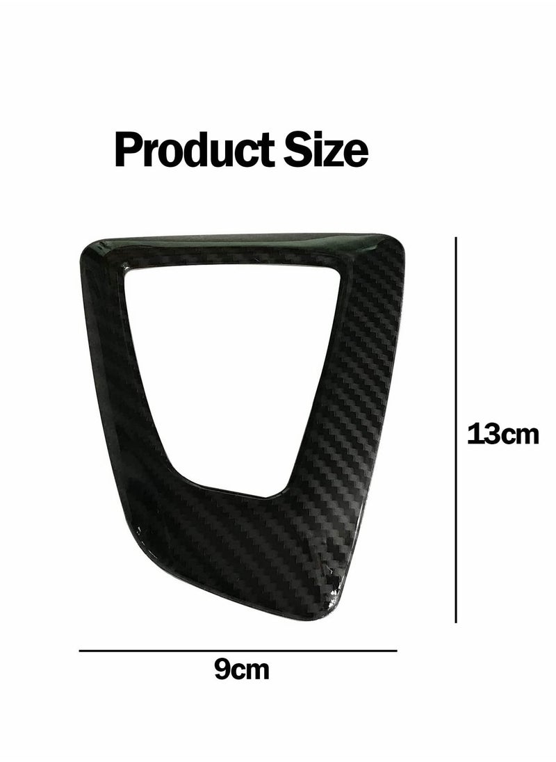 Y&D - Control Gear Box Trim, Carbon Fiber Car Shift Knob Panel Frame Cover Sticker Interior Trim Decoration Set Fit Accessories for BMW F21/F22/F23/F30/F32/F33/F34/F35/F36 Series14-18 - Image 1