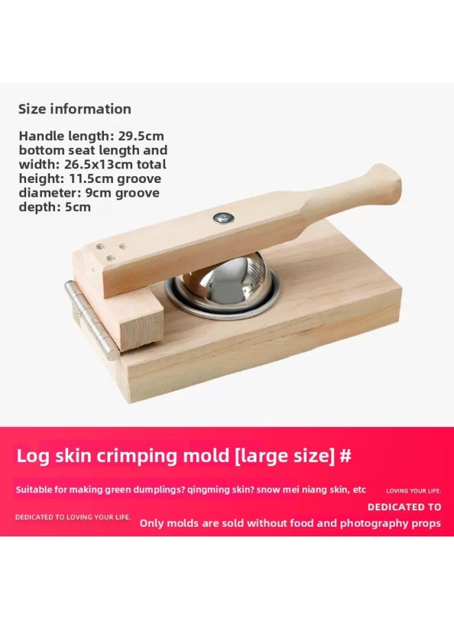 Qingming Fruit Pressing Skin Making Green Tuan Amy Chow Mold Bag Dumpling Skin Household Xue Mei Niang Hand Baking Tool