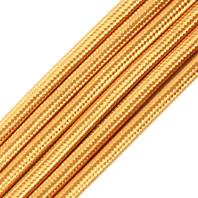 328ft Fabric Cloth Covered Round WirePRUNLLA Vintage 182 Industrial Electrical Lamp Cord 18Gauge Antique Style for Retro Lamp DIY Projects Brass
