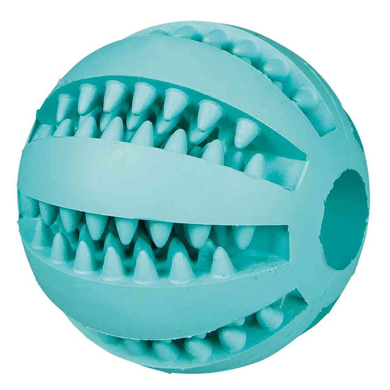 Trixie Trixie Denta Fun Baseball Mint Flavour, Natural Rubber, 5 cm, Massages The Gums! - Image 4