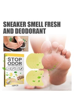 Plan A Shoe Deodorizer Patches – Pack of 10 | Sterilize & Absorb Sweat for Deodorizing & Foot Care | Ultra Thin & Breathable Patches with Lemon Scent | Ideal for Sports & Everyday Shoes  - Image 3