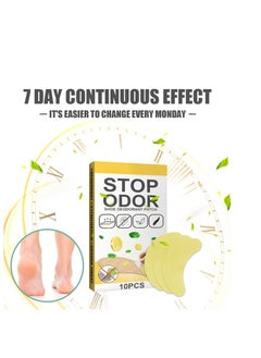 Plan A Shoe Deodorizer Patches – Pack of 10 | Sterilize & Absorb Sweat for Deodorizing & Foot Care | Ultra Thin & Breathable Patches with Lemon Scent | Ideal for Sports & Everyday Shoes  - Image 4