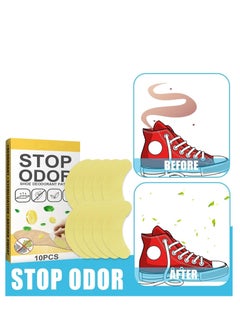 Plan A Shoe Deodorizer Patches – Pack of 10 | Sterilize & Absorb Sweat for Deodorizing & Foot Care | Ultra Thin & Breathable Patches with Lemon Scent | Ideal for Sports & Everyday Shoes  - Image 5
