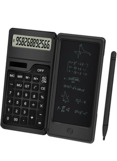 Generic 12 Digits LCD Display Solar Desktop Calculator with Notepad  - Image 1
