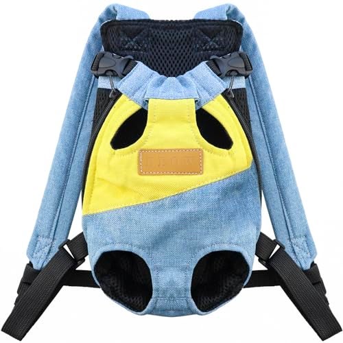 NAIHOD Pet Carrier Backpack Adjustable Backpack Legs Out Easyfit Chest Carrier for Medium Dogs Cats Puppies - Image 1