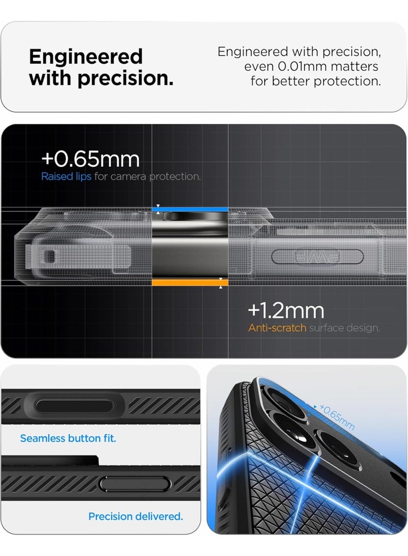 Spigen Liquid Air iPhone 17 PRO Case Cover (2025) - Matte Black - Image 5