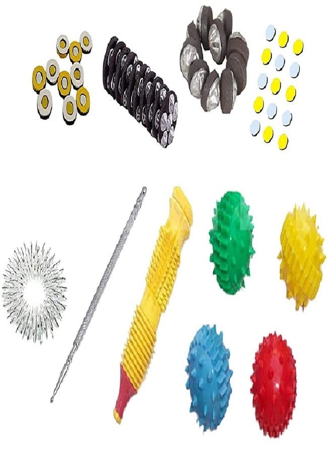 AHCS therapy Acupressure kit sujok ball sujok pen sujok acupressure kit sujok magnets set star magnets for acupressure treatment cluster magnet - Image 1