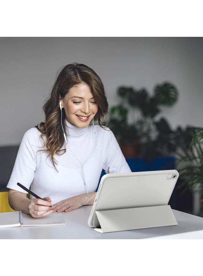 جراب لجهاز iPad (A16) الجيل الحادي عشر 11 بوصة 2025، جراب لجهاز iPad الجيل العاشر 2022 10.9 بوصة مع حامل قلم، غطاء خلفي ناعم من مادة TPU، غطاء حماية ذكي ثلاثي الطيات، خاصية التشغيل/الإيقاف التلقائي - Image 5