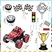 MEMOVAN Trucks Cake Topper Truck Cake Decorations Racing Car Birthday Cake Cupcake Topper Decoration for Boys Kids Blaze Truck Theme Birthday Supplies Racing Car Party Favors30pcs - Image 4