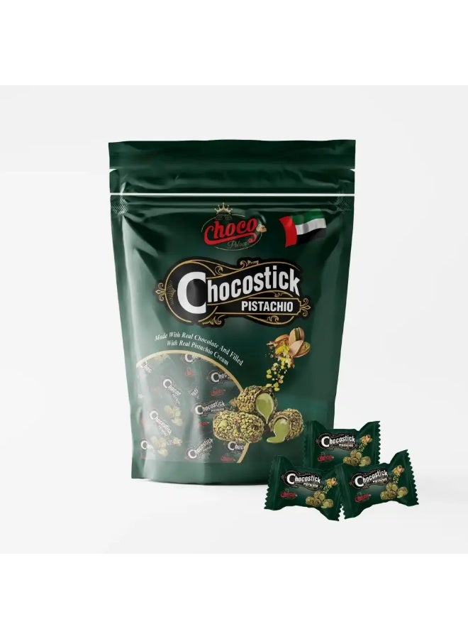 Chocostick Pistachio Chocolate Mini Bar With Real Chocolates And Pistachio Cream- 300gms