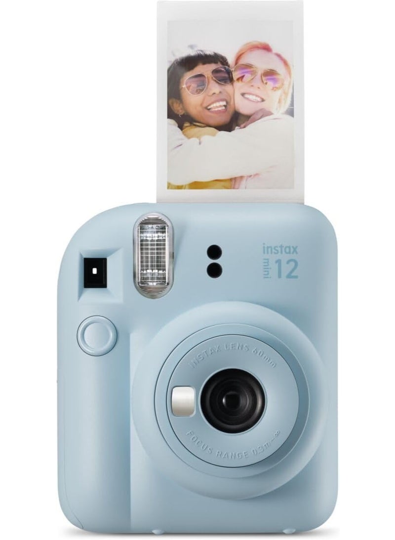 Instax Fujifilm Instax Mini 12 Instant Camera – Pastel Blue | Instant Film Camera with Auto Exposure, Close-Up Mode & Built-In Flash - Image 1