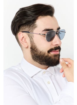 GANT Men GA722914V55 Aviator Sunglasses, Blue  - Image 2