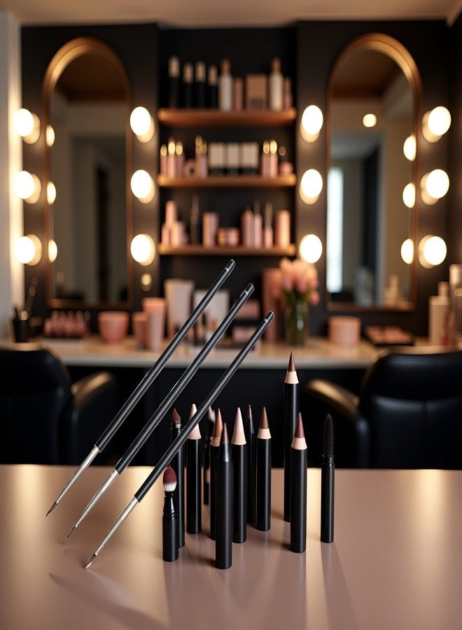 Sluswallow 3 Pcs Fine Eyeliner Brush EyeLiner Applicator Makeup Brush Makeup Tools Wand, Eye Makeup Brushes and Tools - Image 3