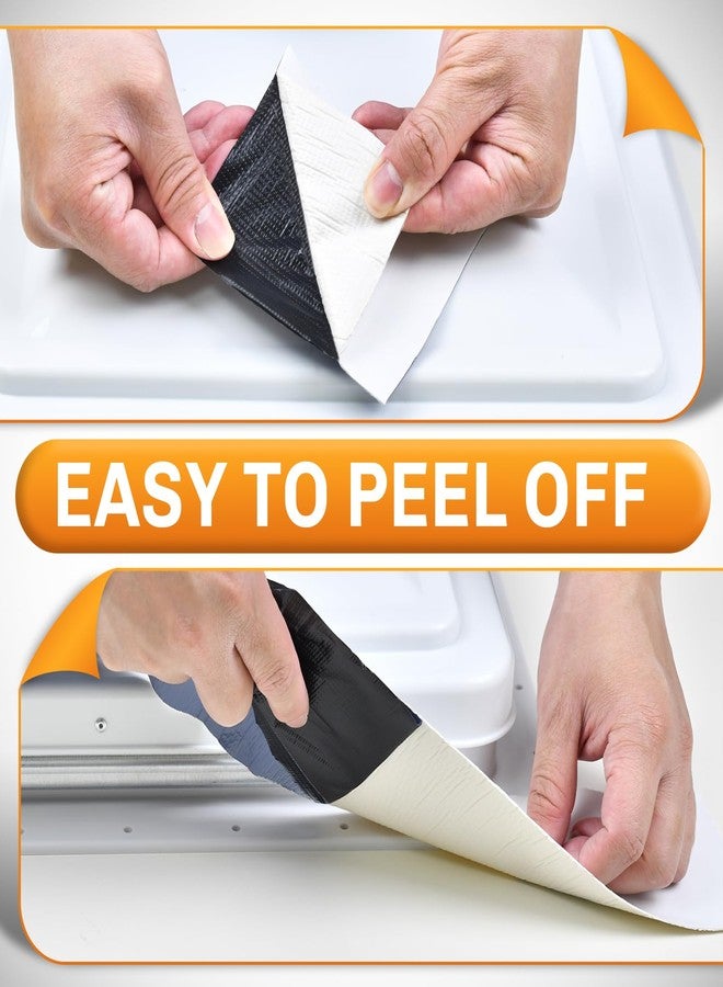 WELLUCK RV Roof Tape Sealant Roofing Tape, 4 Inch X 50 Foot Natural White RV Tape for Roof Repair Camper Trailer Boat Sealing Leak Repair, UV & Waterproof - Image 4