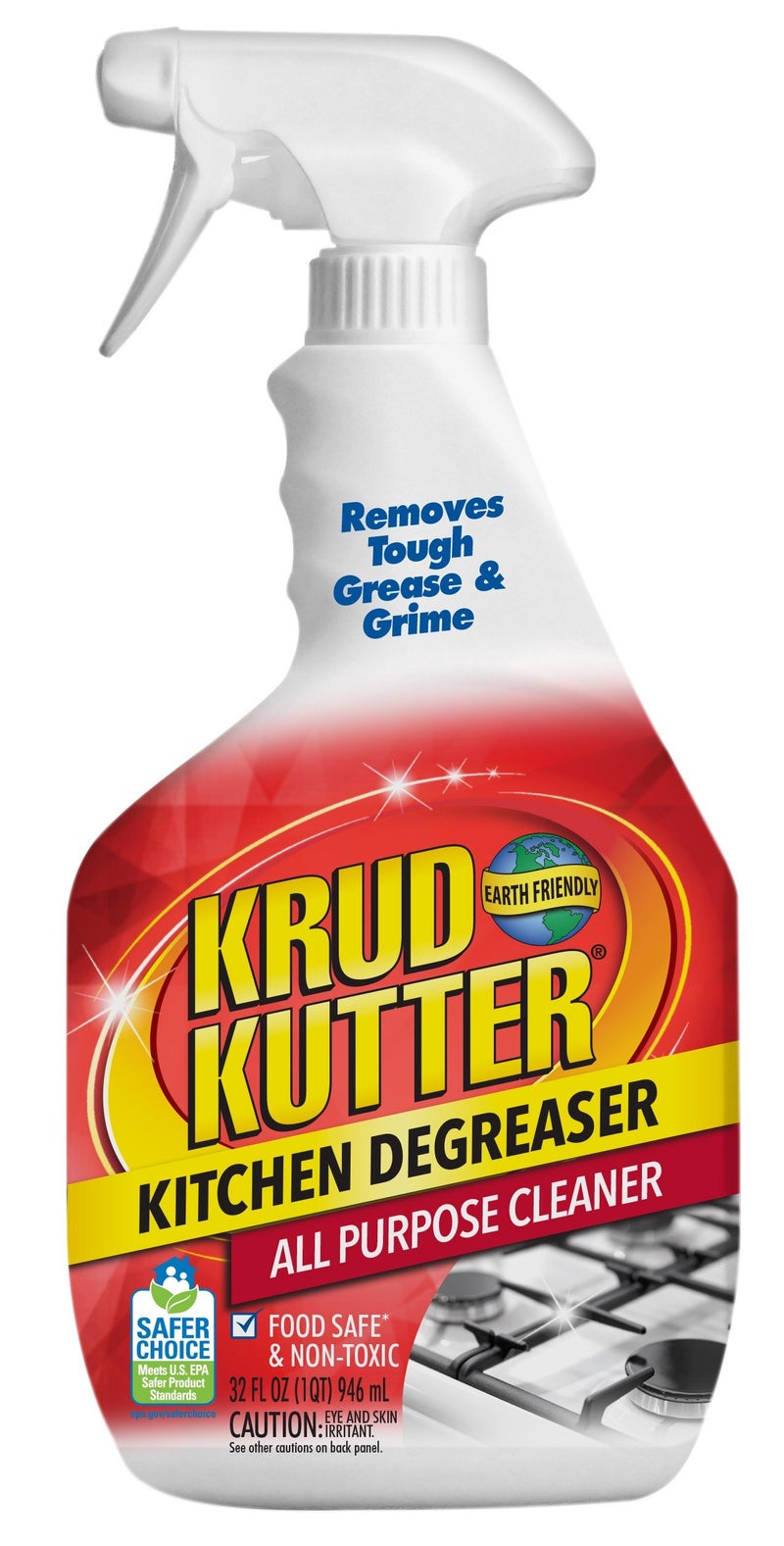 Krud Kutter 305373 Kitchen Degreaser All-Purpose Cleaner, 32 oz - Image 1