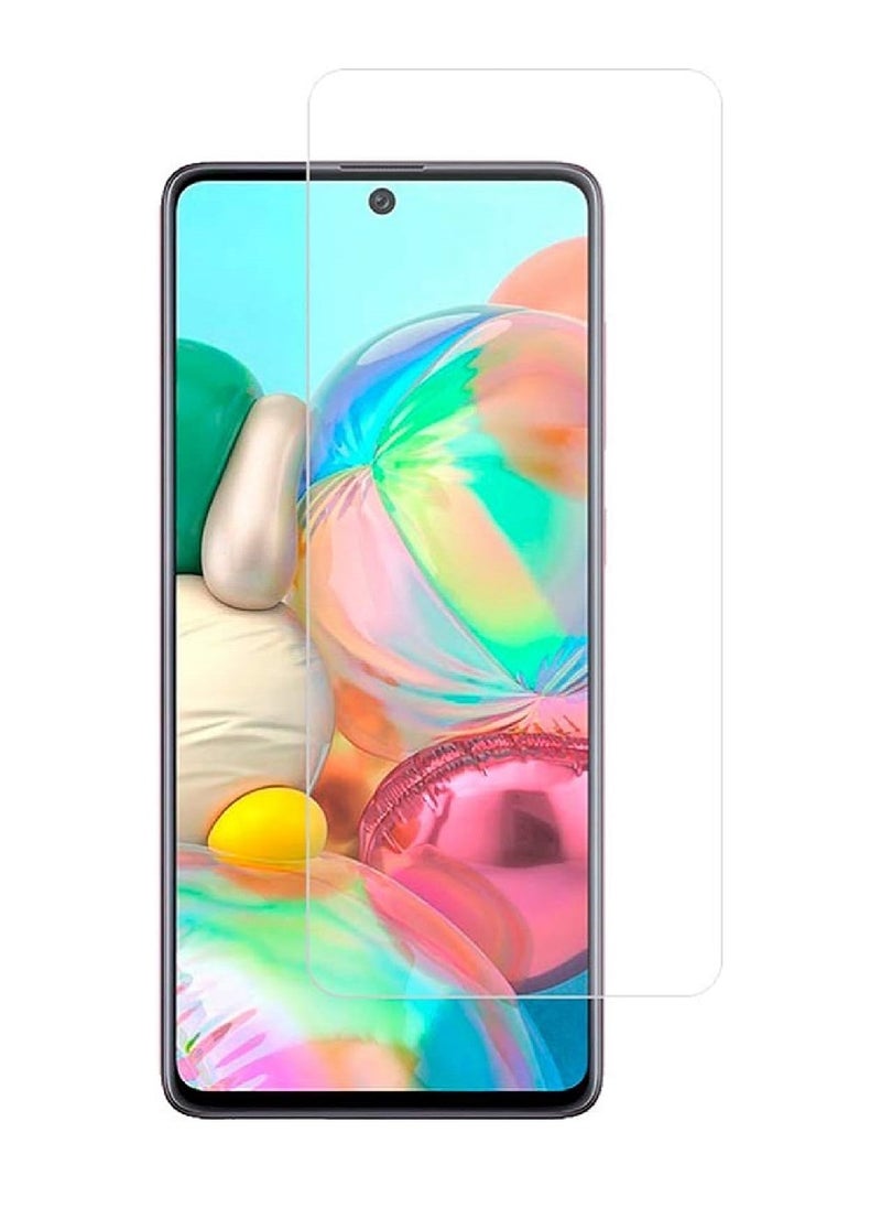 Super Tempered Glass Screen Protector Clear Designed For Samsung Galaxy A71 Full Screen Coverage And Bubble Free - Image 1