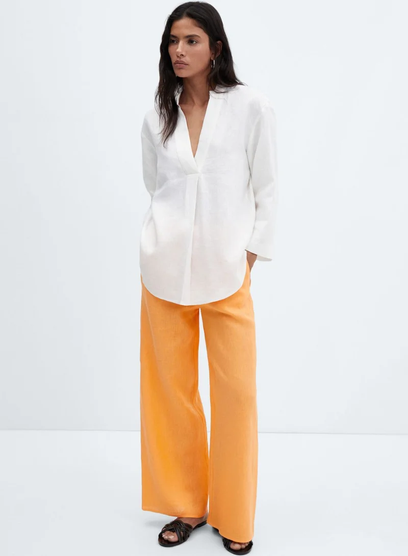 MANGO High Waist Pants