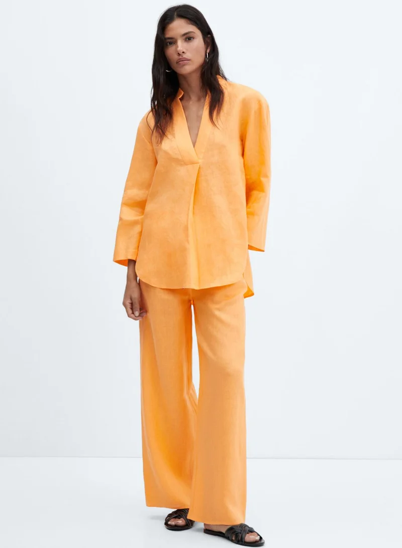 MANGO High Waist Pants