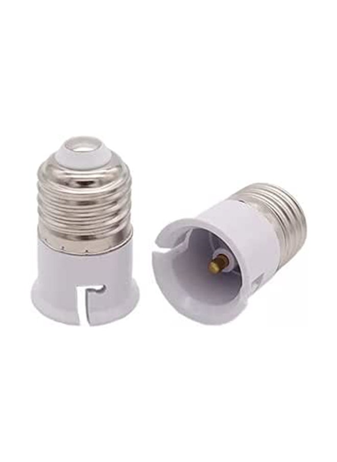 Generic - E27 To B22 LED Light Lamp Holder Converter Screw Bulb Socket Adapter amp Bases, 3a, 220 - Image 1