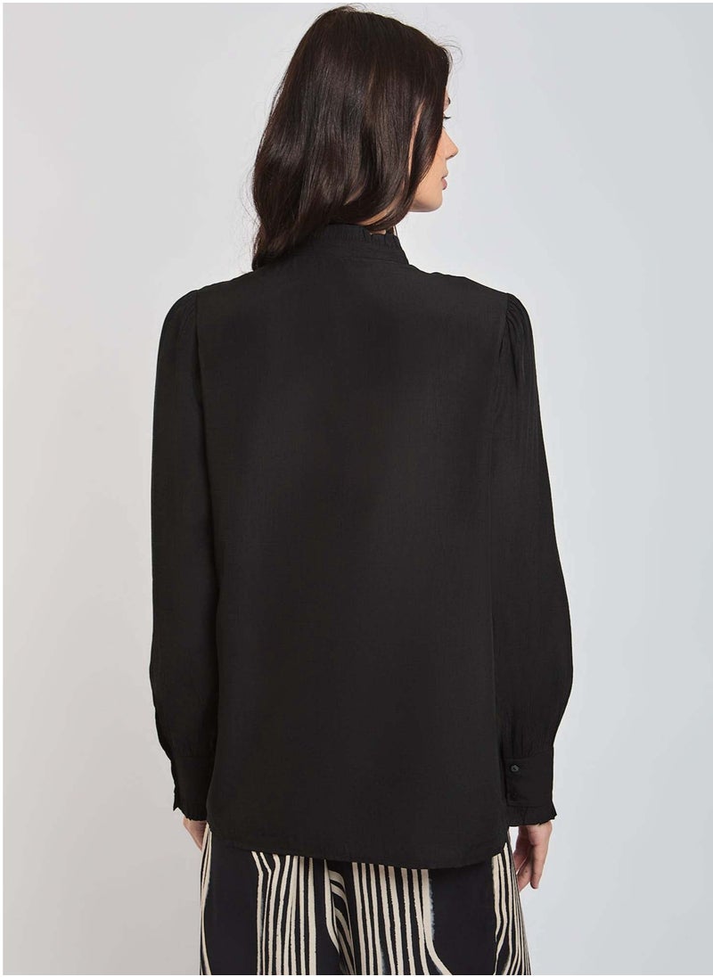 DALYDRESS - Fancy Long Sleeve Lace Cuff Blouse - Image 1
