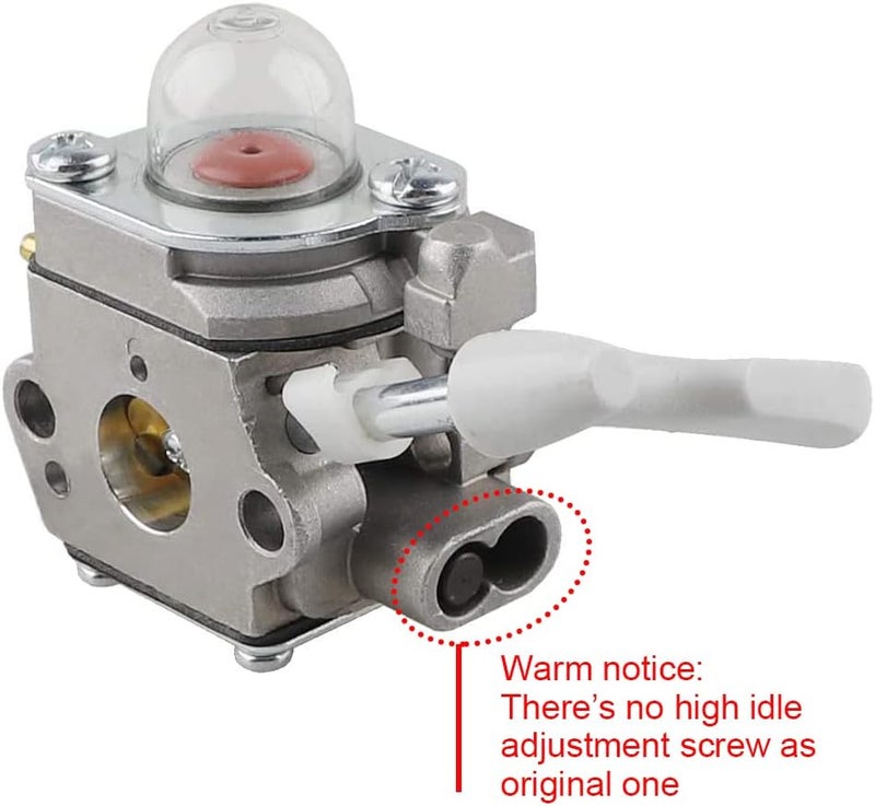 Ferilter 308054114 Carburetor for Homelite 26B Leaf Blower UT09526 UT26BL3 VNM 308054075 with Carburetor Adjusting Tool Air Filter Primer Bulb - Image 5
