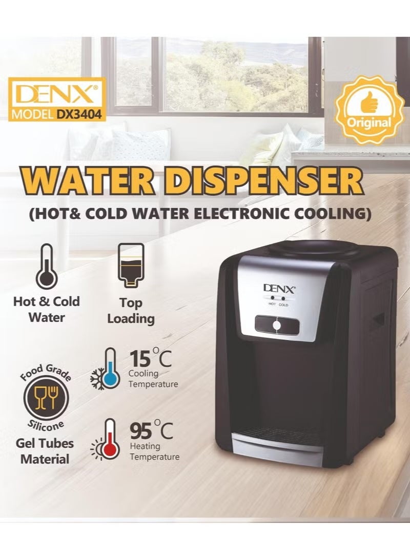 دينكس Hot & Cold Water Dispenser – Electronic Cooling & Heating, Fast Dispense, Energy-Efficient Home & Office Water Cooler with Safety Lock and Sleek Design - Image 2