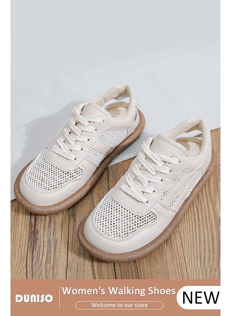 DUNISO Women's Walking Shoes Sneakers Lightweight Comfort Tennis Shoes Mesh Breathable Lightweight Non Slip Casual Work Shoes for Indoor Outdoor Travel Work - Image 1