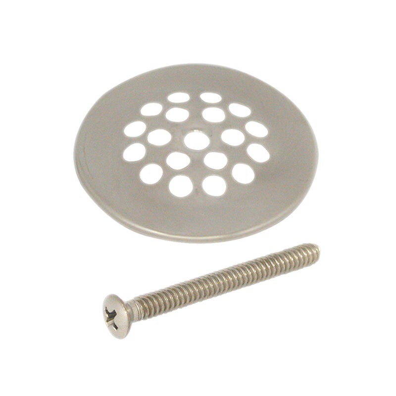 DANCO RustResistant Shower Drain Strainer Brushed Nickel 21515Inch 1Set 89269
