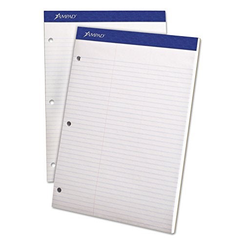 Ampad 20345 Double Sheets Pad, Law Rule, 8 1/2 x 11 3/4, White, 100 Sheets - Image 2