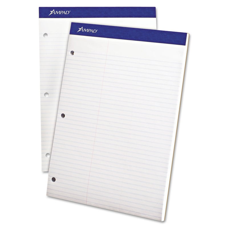 Ampad 20345 Double Sheets Pad, Law Rule, 8 1/2 x 11 3/4, White, 100 Sheets - Image 5