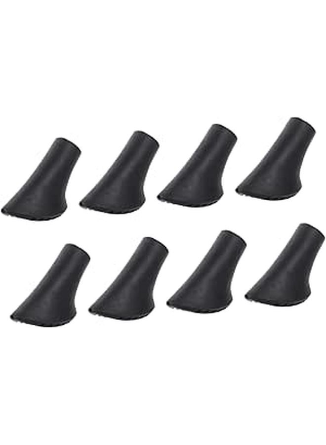 8 Pcs Wear Resistant Crutch Tips for Trekking Poles Alpenstock Covers Hiking Accessories - Image 1