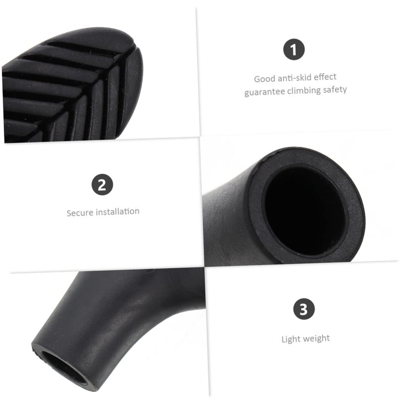 8 Pcs Wear Resistant Crutch Tips for Trekking Poles Alpenstock Covers Hiking Accessories - Image 3