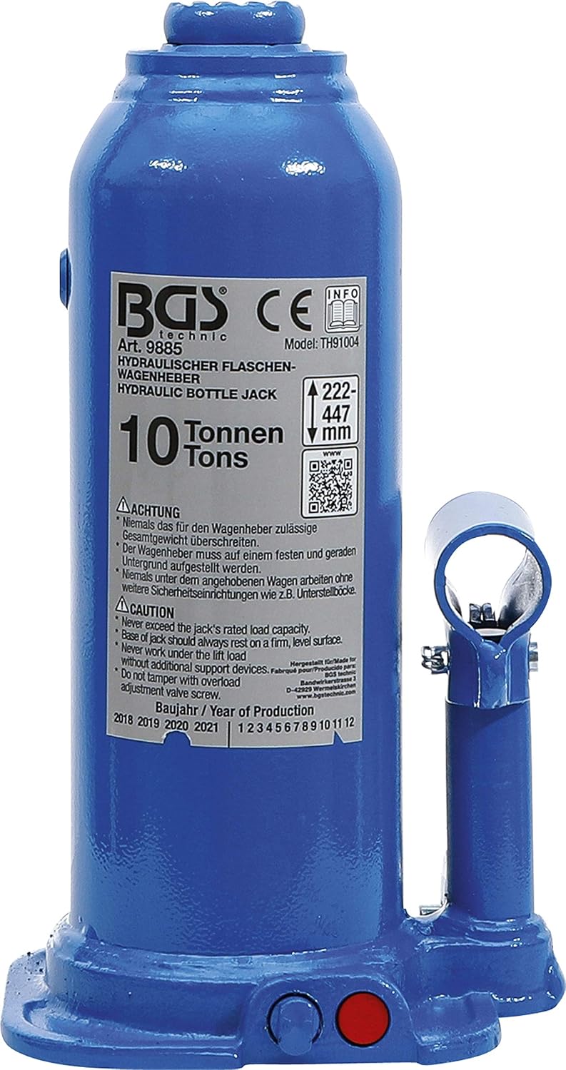 BGS 9885 | Hydraulic Bottle Jack | 10 t - Image 3