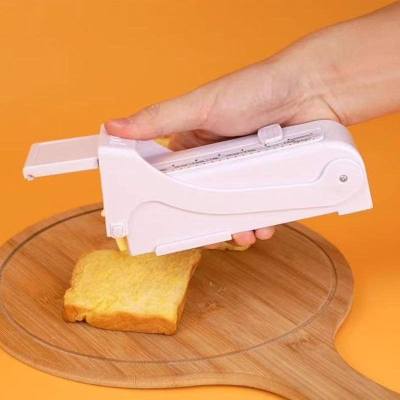 HEEPDD Butter Cheese Cutter, Stainless Steel Wire with Tablespoon Teaspoon Markings, for Precise Slicing Butter Cheese Soft Fruits, ABS Heatproof Material, Sealed Lid (A) - Image 2