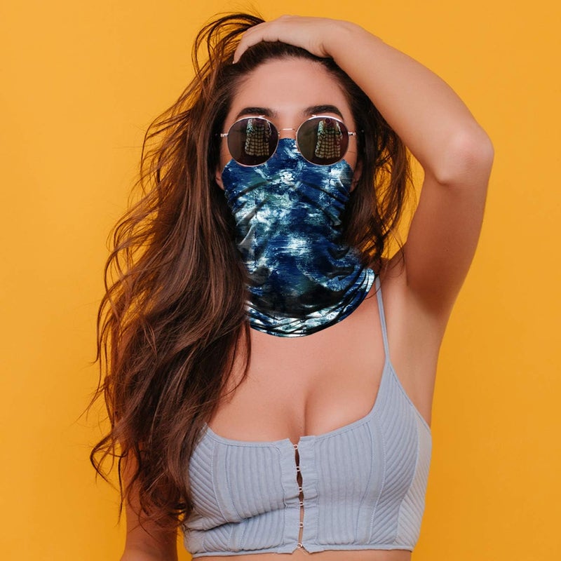 Doerix Neck Gaiter Face Mask Reusable, Cloth Face Masks Bandana Balaclava Cover Scarf Shield - Image 3