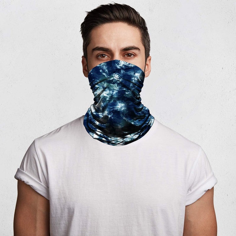 Doerix Neck Gaiter Face Mask Reusable, Cloth Face Masks Bandana Balaclava Cover Scarf Shield - Image 2