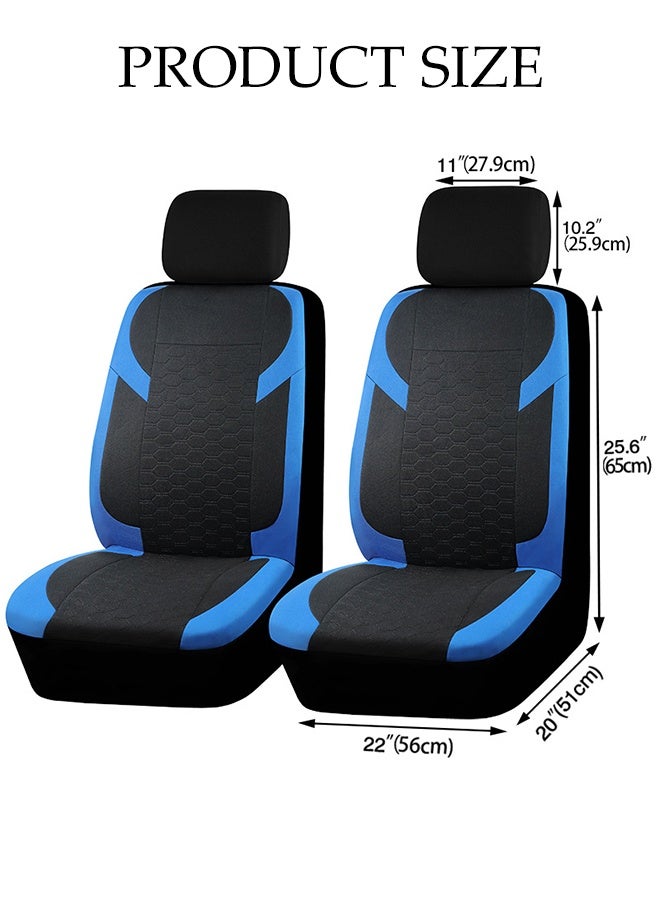 DUNISO 9 Pcs Car Seat Cover, Universal Fully Wrapped Seat Cushion, 5 Seats Cloth Car Backrest Seat Cover, Wear Resistant And Anti Slip,Easy to Install， Suitable For All Seasons, Suitable For Most Car Seats  - Image 2