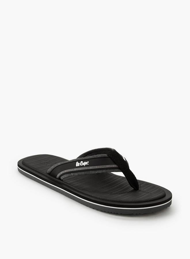 Lee Cooper Men Logo Detail Flip-Flops - Image 1