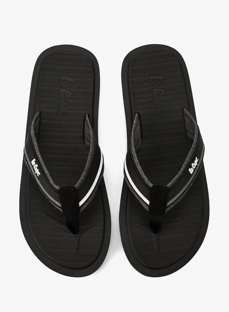 Lee Cooper Men Logo Detail Flip-Flops