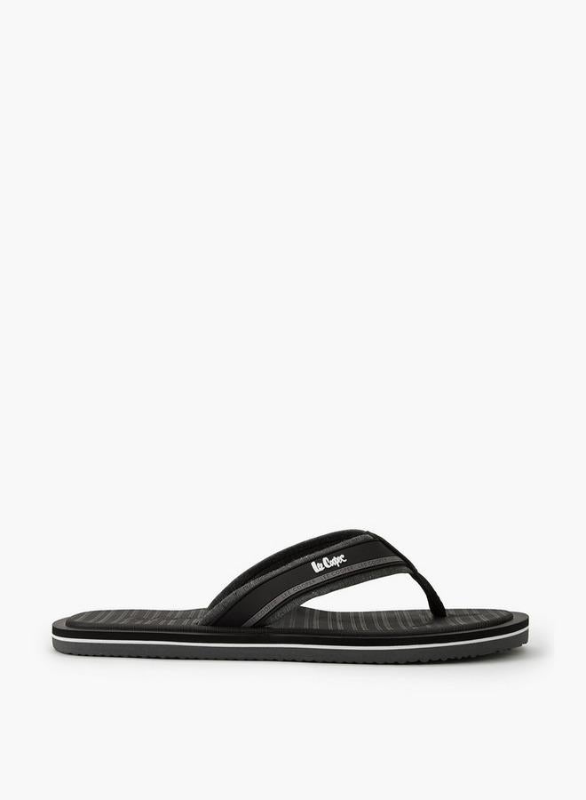 Lee Cooper Men Logo Detail Flip-Flops - Image 2