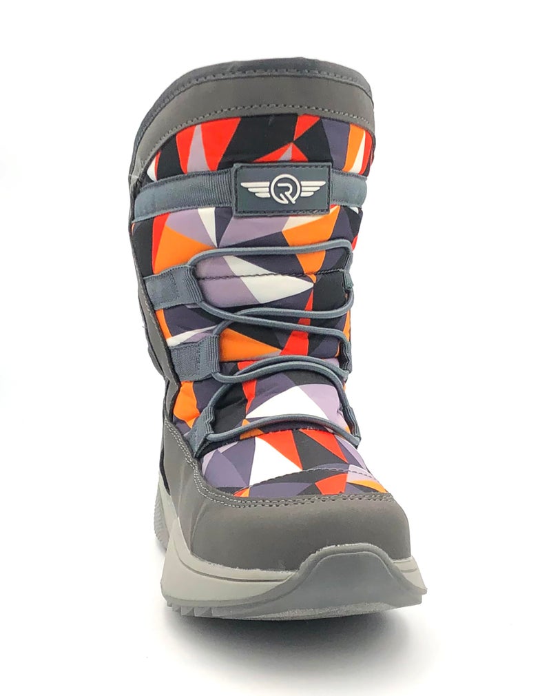 REDVOLUTION Girls Boys Unisex Snow Boots Slip-Resistant Waterpoof Winter Fashion Shoe (Toddler/Little Kid/Big Kid) - Image 3