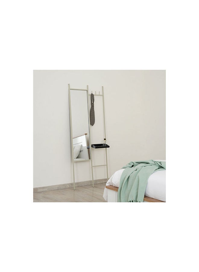 Pan Home - Videsha Standing Mirror Solid Wood Beige - Image 1